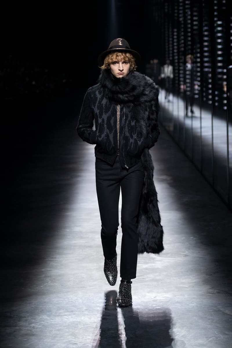 サンローラン SAINT LAURENT 2019年秋冬 ランウェイ コレクション ルック メンズ コート アウター オンライン デザイナー パリ