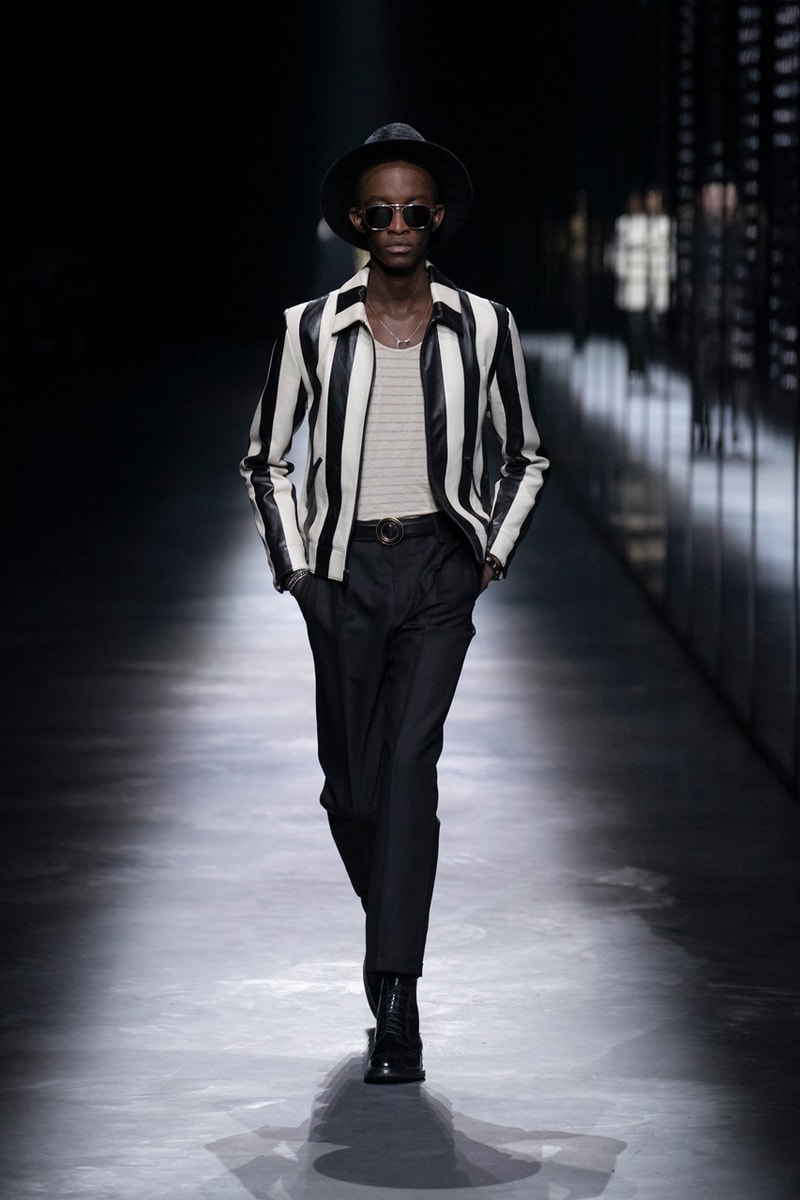 サンローラン SAINT LAURENT 2019年秋冬 ランウェイ コレクション ルック メンズ コート アウター オンライン デザイナー パリ 
