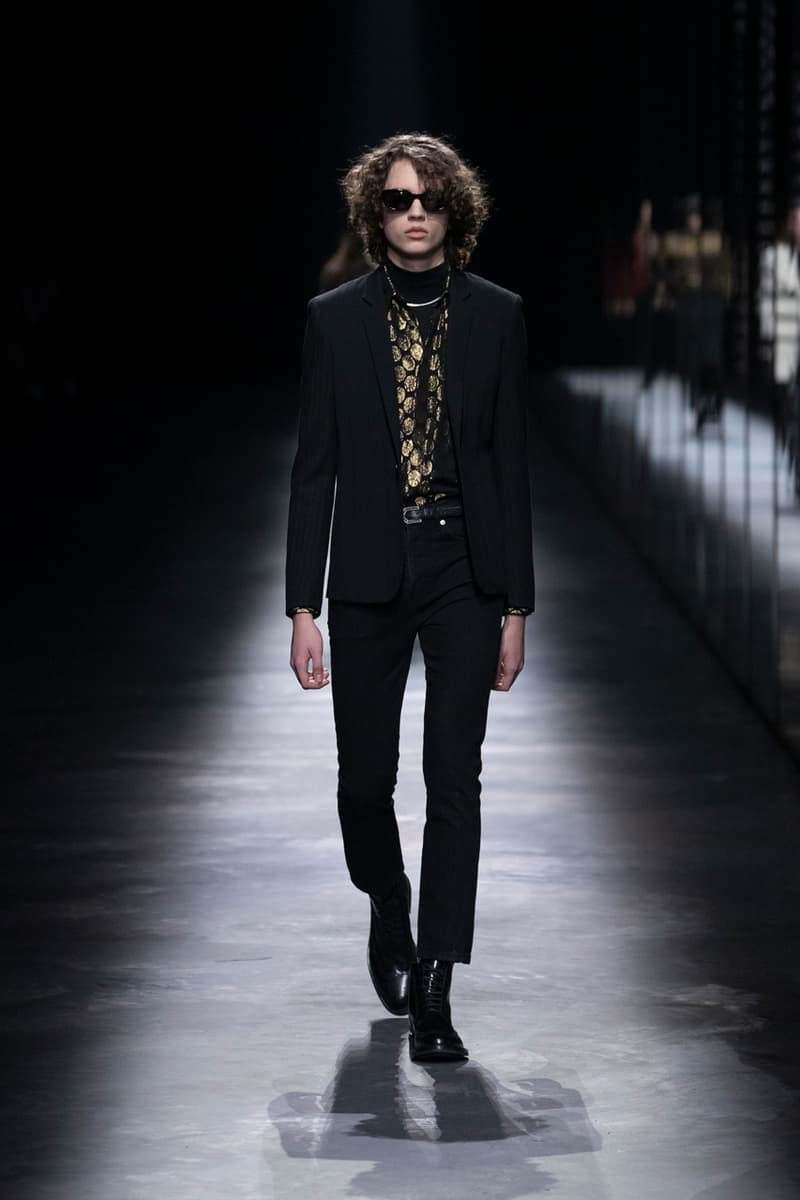 サンローラン SAINT LAURENT 2019年秋冬 ランウェイ コレクション ルック メンズ コート アウター オンライン デザイナー パリ 