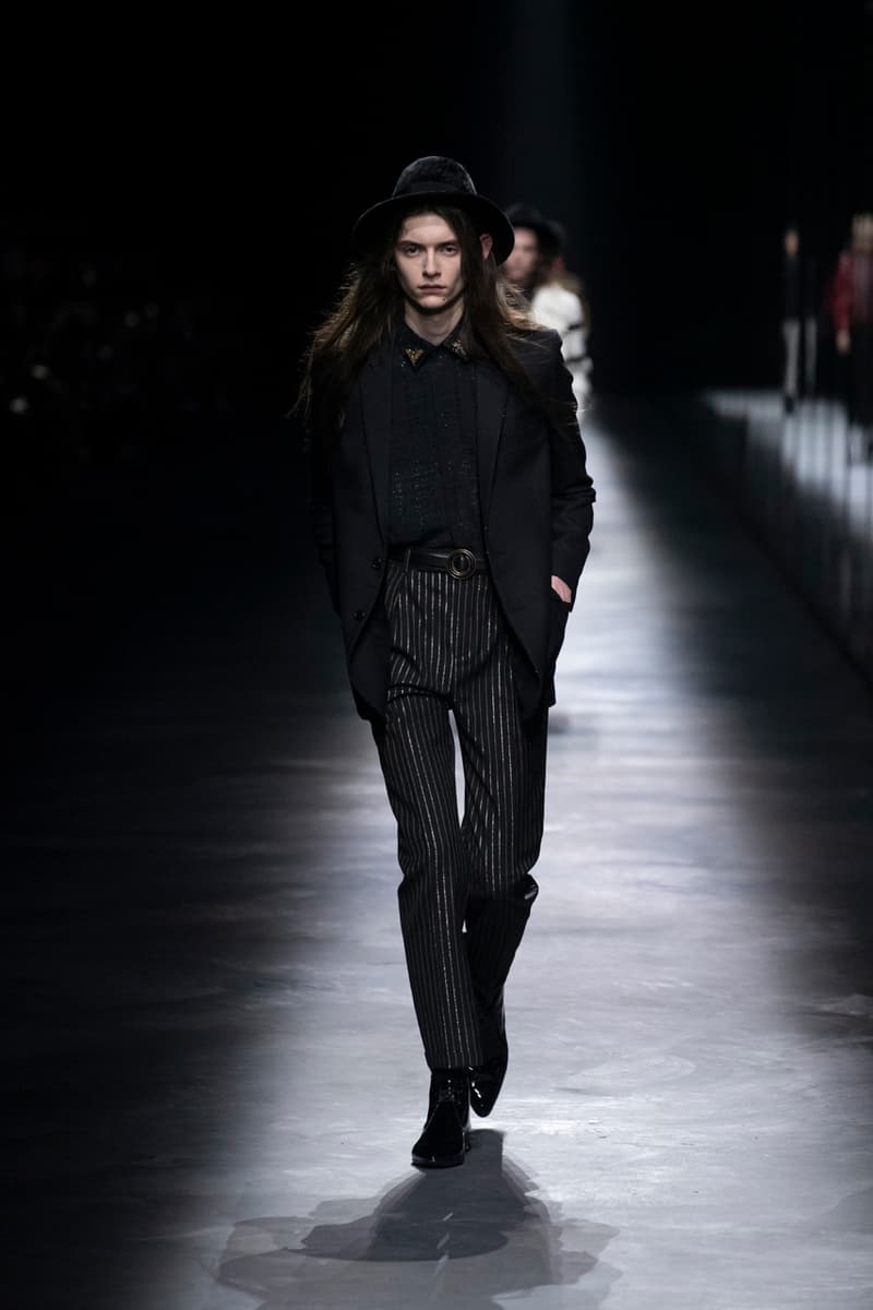 サンローラン SAINT LAURENT 2019年秋冬 ランウェイ コレクション ルック メンズ コート アウター オンライン デザイナー パリ 