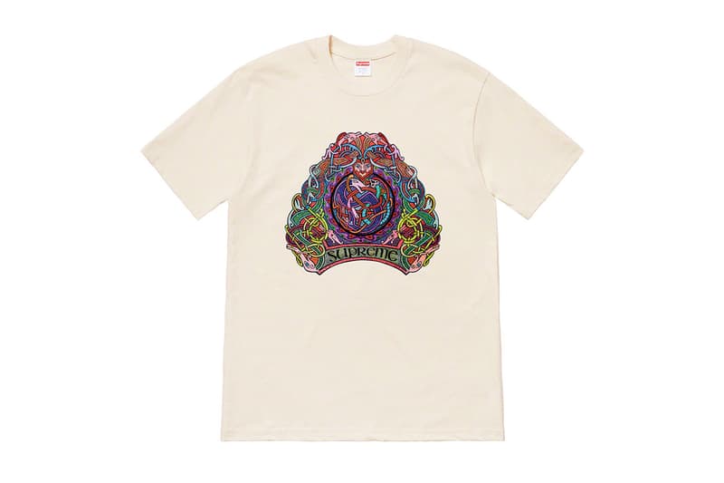 シュプリーム Supreme Tシャツ 2019年春夏コレクション レダと白鳥 キング・オブ・ニューヨーク middle finger to the world Tee Tshirt