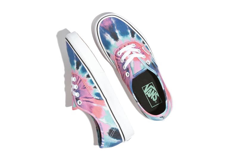 ヴァンズ スニーカー タイダイ Vans Slip On Old Skool Authentic First Look Release Date Tie-Dye Embroidery Details Buy Purchase