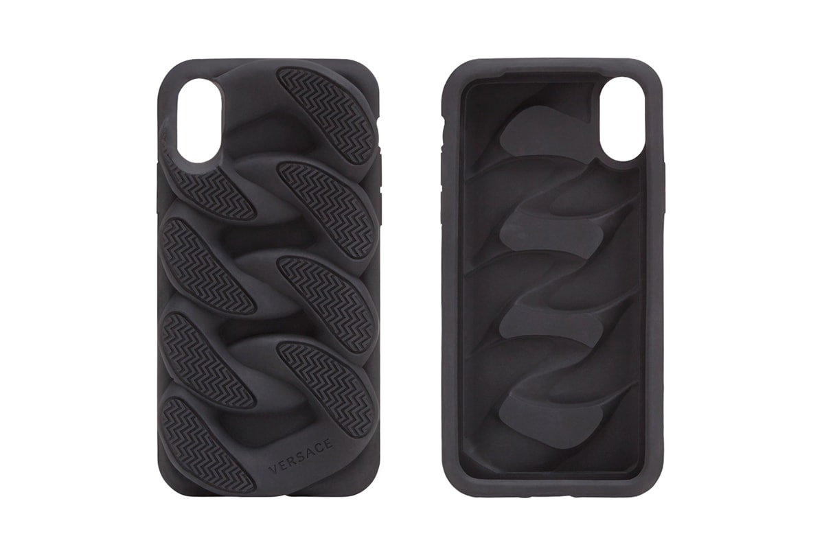 iPhoneケース ヴェルサーチェがチェーンリアクション Versace Chain Reaction Sole Unit iphone Case apple black release info