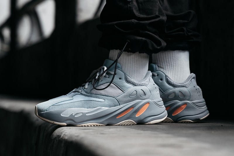イージーブースト yeezy boost 700 カニエウェスト  アディダス  発売日 オンライン inertia on foot feet release date info drop buy colorway randy galang march 2019 style grey runner kanye west