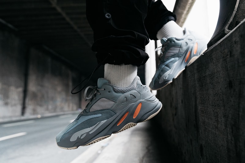 イージーブースト yeezy boost 700 カニエウェスト  アディダス  発売日 オンライン inertia on foot feet release date info drop buy colorway randy galang march 2019 style grey runner kanye west