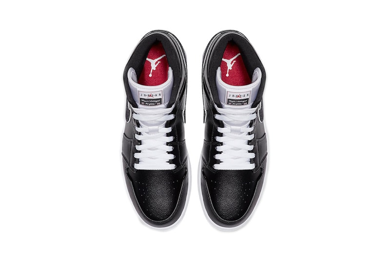 ジョーダンの名台詞をあしらったオールブラックの Air Jordan 1 Mid が登場 air jordan 1 mid maybe i destroyed the game 2019 footwear jordan brand black white