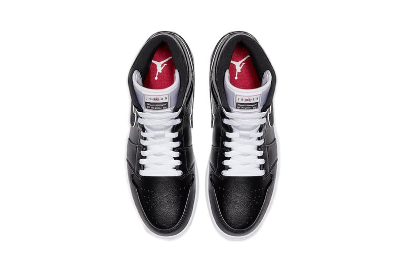 ジョーダンの名台詞をあしらったオールブラックの Air Jordan 1 Mid が登場 air jordan 1 mid maybe i destroyed the game 2019 footwear jordan brand black white