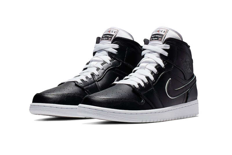 ジョーダンの名台詞をあしらったオールブラックの Air Jordan 1 Mid が登場 air jordan 1 mid maybe i destroyed the game 2019 footwear jordan brand black white