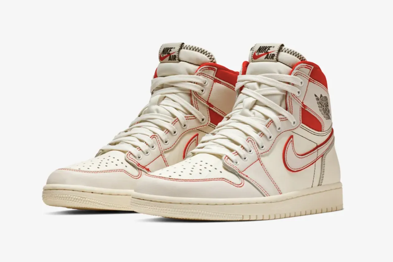 jordan 1 sail university red 2019