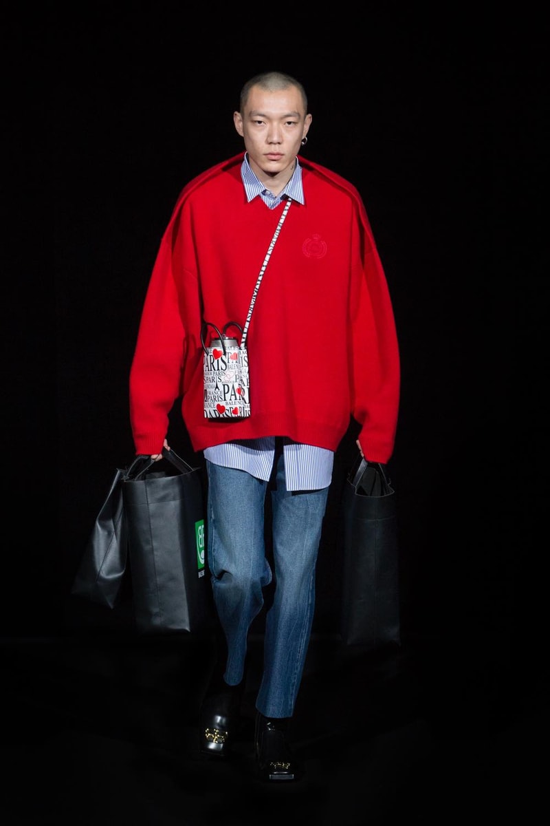 バレンシアガ 冬コレクション 　パリファッションウィーク balenciaga fall winter 2019 fw19 runway collection show presentation pfw paris fashion week menswear