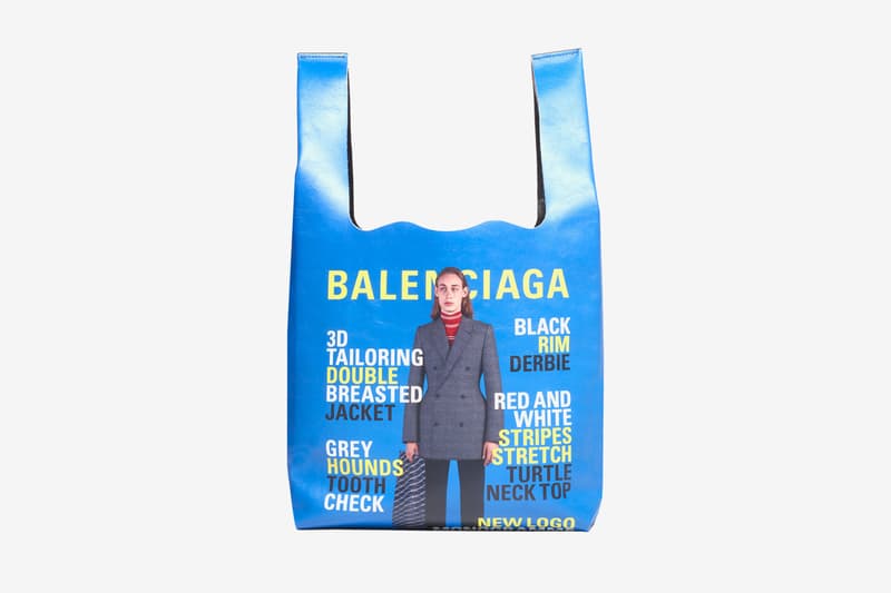 バレンシアガ ショッピングバッグ Balenciaga Campaign Super Market Tote Release Info two-toned red blue calfskin leather 5788321CYBN6064 made in Italy