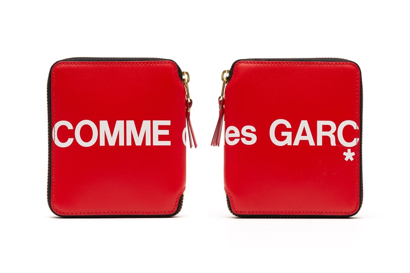 コム デ ギャルソン 財布　ウォレット COMME des GARÇONS Red Black Logo Wallets Release info drop date I.T rei kawakubo dover street market CDG huge logo collection supreme 