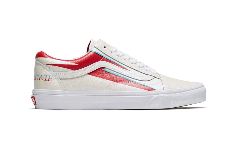 デヴィッド・ボウイ　ヴァンズ　カプセルコレクション David Bowie Vans Sneaker Collection Vans era ziggy stardust slip-on 47 V dx old skool era release date info space oddity lightning bolt Hunky Dory fuzzy suede 