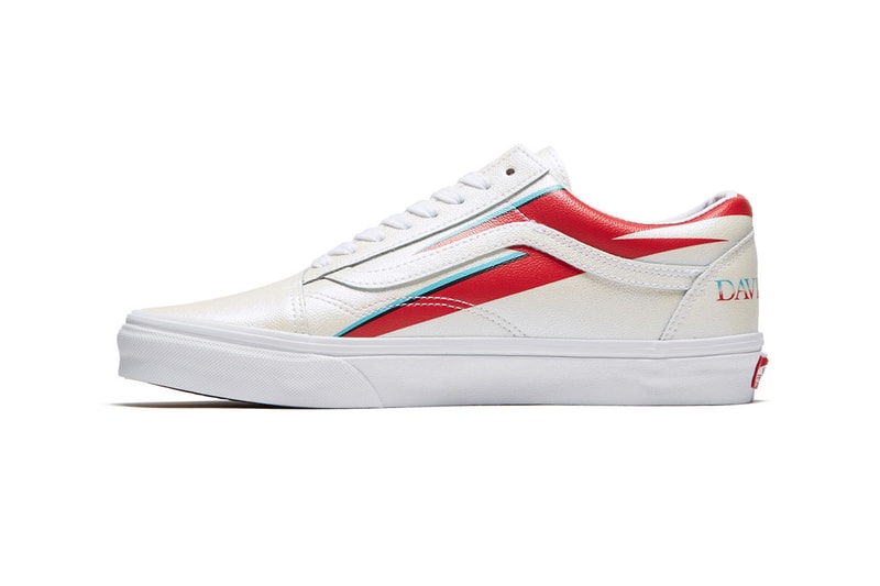 デヴィッド・ボウイ　ヴァンズ　カプセルコレクション David Bowie Vans Sneaker Collection Vans era ziggy stardust slip-on 47 V dx old skool era release date info space oddity lightning bolt Hunky Dory fuzzy suede 