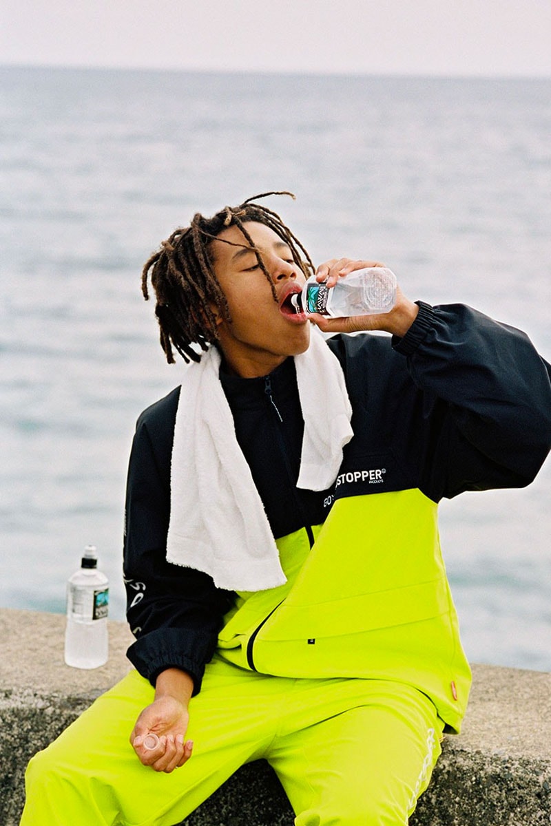 ゴアテックス　ディスイズネバーザット　Gore-Tex thisisneverthat WINDSTOPPER Collection Black Neon Yellow Jacket Pant T shirt