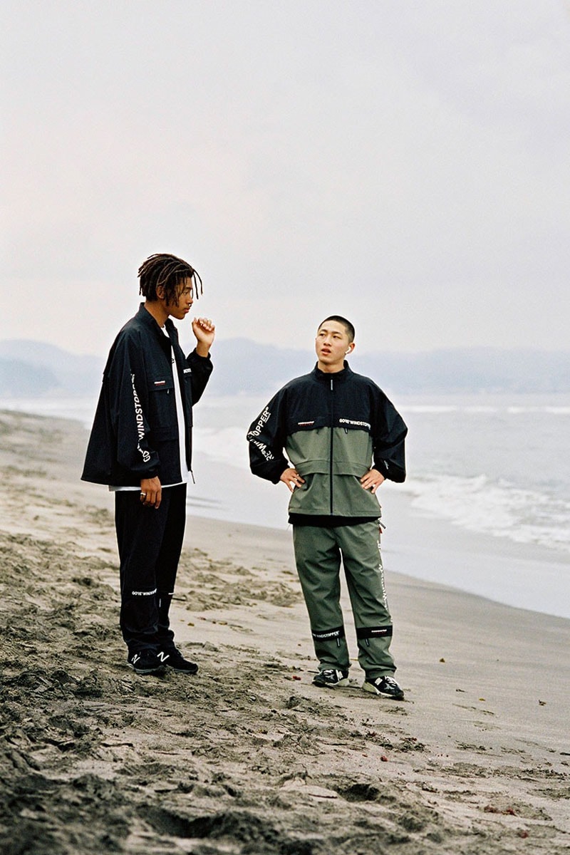 ゴアテックス　ディスイズネバーザット　Gore-Tex thisisneverthat WINDSTOPPER Collection Black Neon Yellow Jacket Pant T shirt