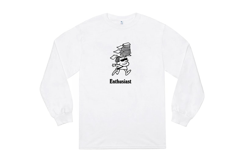 JJJJound JJJJound Enthusiast T-Shirt Release White JJJJ Fun Products