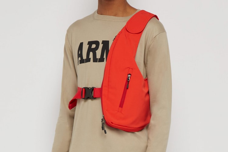 Junya Watanabe よりチェストバッグの流行を斜め上から捉えたショルダーバッグが登場