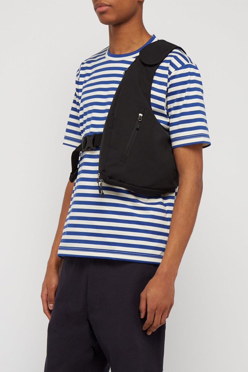 ジュンヤ ワタナベ マン コムデギャルソン  ショルダーバッグJUNYA WATANABE Technical harness Crossbody Bag Red Black polyester cotton Velcro shoulder strap matches fashion