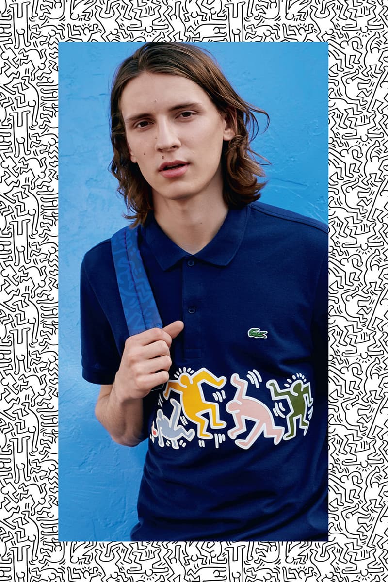 LACOSTE よりキース・ヘリングの世界観を色濃く落とし込んだコラボカプセルが登場 アイコニックかつエネルギッシュなアートワークを踏襲した全21型のアイテム群は、3月28日（木）よりリリースアウト 