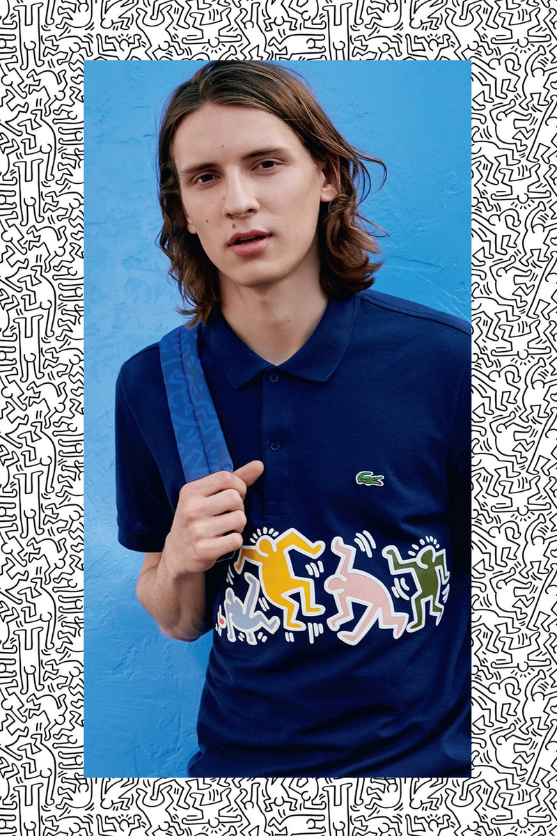 LACOSTE よりキース・ヘリングの世界観を色濃く落とし込んだコラボカプセルが登場 アイコニックかつエネルギッシュなアートワークを踏襲した全21型のアイテム群は、3月28日（木）よりリリースアウト 