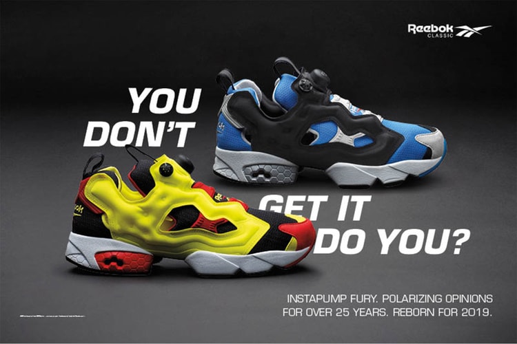 Reebok CLASSIC より1994年発売当時のオリジナルカラー計2色を纏った Instapump Fury が復刻