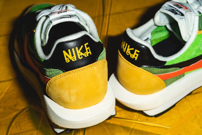 サカイナイキ sacai  Nike 最新 コラボ シューズ LDWAFFLE ディテール クローズアップ