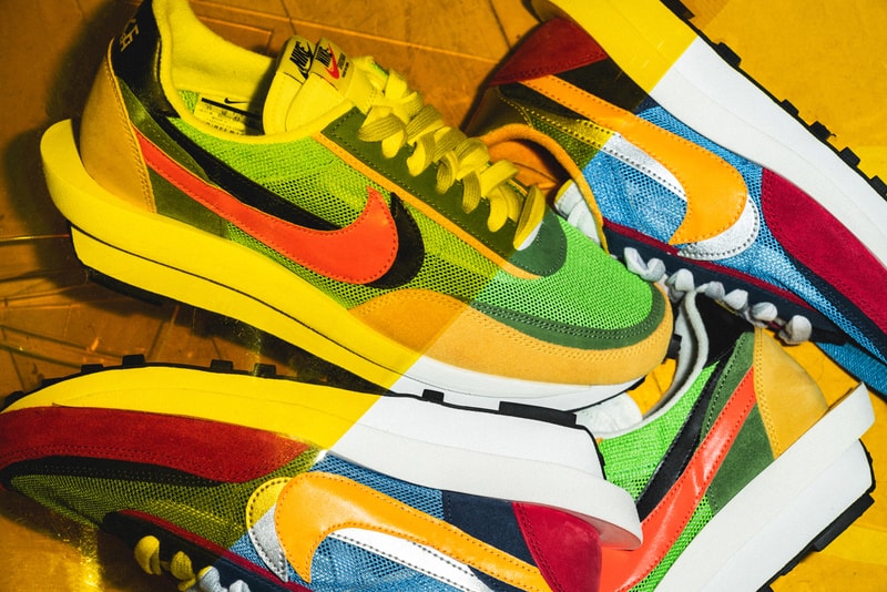 サカイナイキ sacai Nike 最新 コラボ シューズ LDWAFFLE ディテール クローズアップ