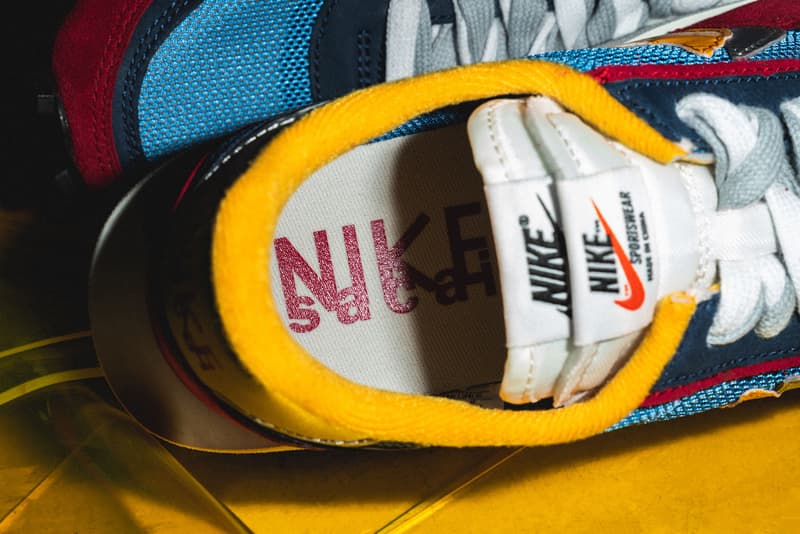 サカイナイキ sacai  Nike 最新 コラボ シューズ LDWAFFLE ディテール クローズアップ