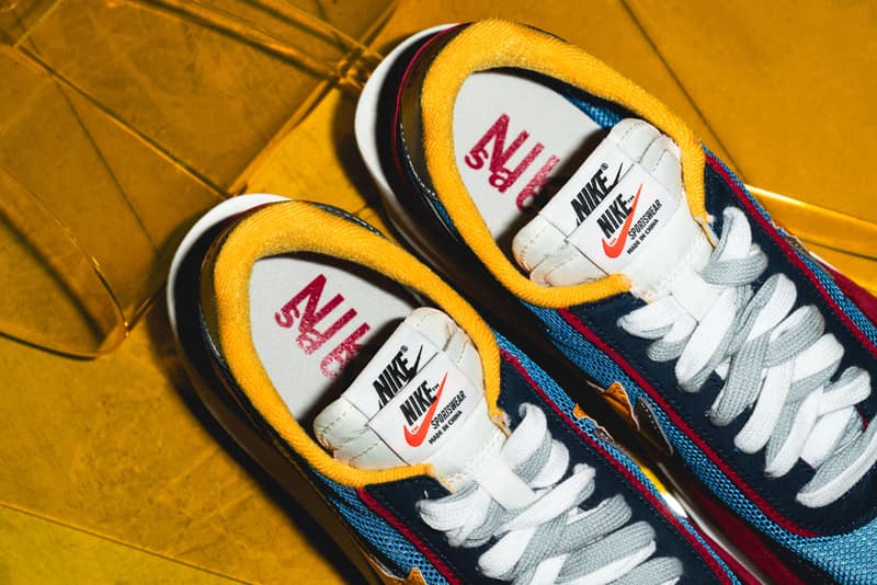 サカイナイキ sacai  Nike 最新 コラボ シューズ LDWAFFLE ディテール クローズアップ