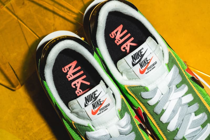 サカイナイキ sacai  Nike 最新 コラボ シューズ LDWAFFLE ディテール クローズアップ