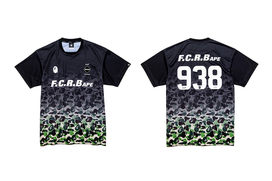 ソフ x ベイプのコラボコレクション “F.C.R.BAPE” がまもなく発売 