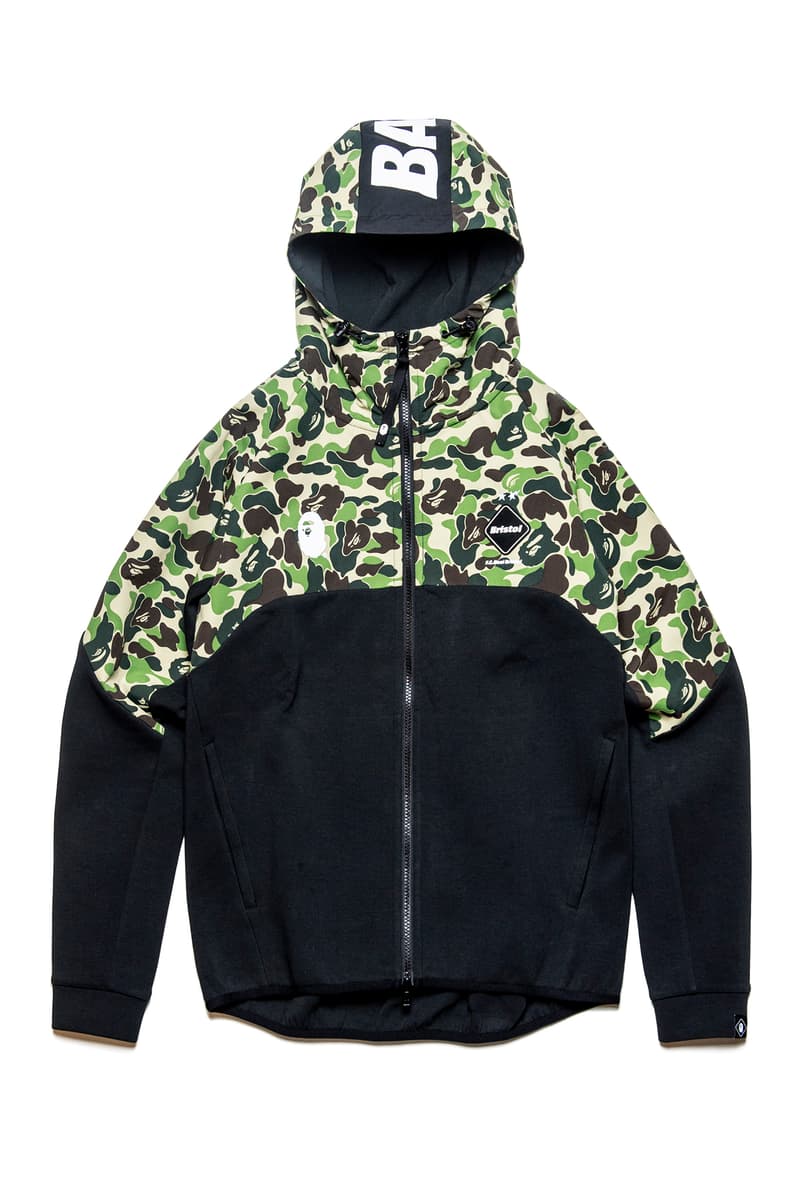 ソフ x ベイプのコラボコレクション “F.C.R.BAPE” がまもなく発売 