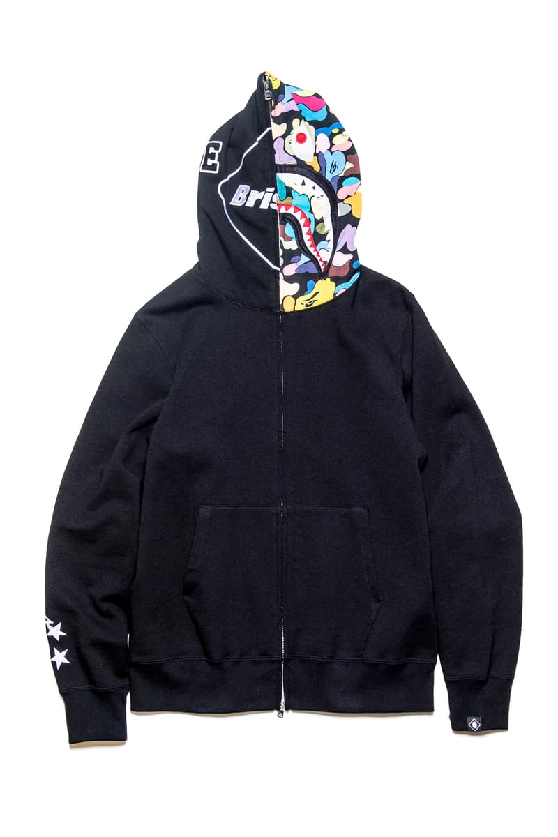 ソフ x ベイプのコラボコレクション “F.C.R.BAPE” がまもなく発売 
