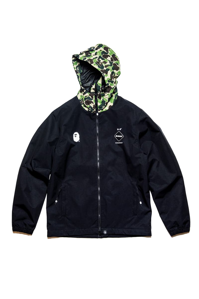 ソフ x ベイプのコラボコレクション “F.C.R.BAPE” がまもなく発売 
