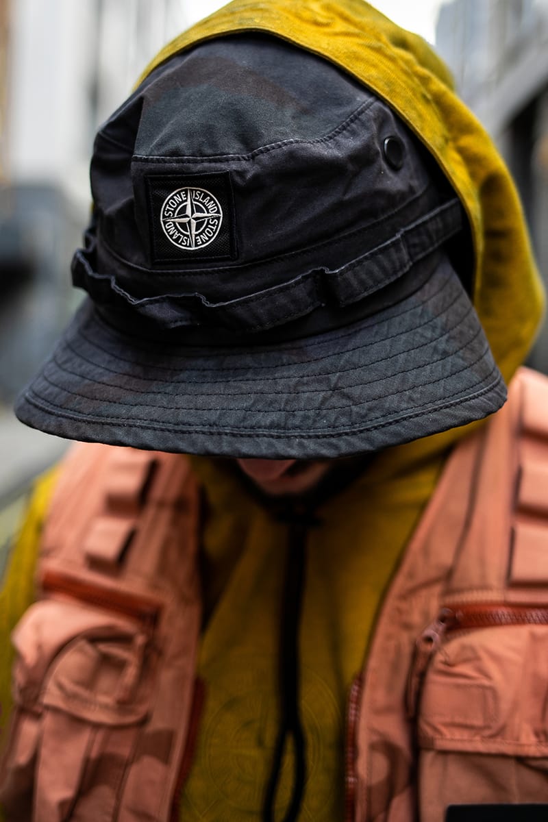stone island x supreme cap