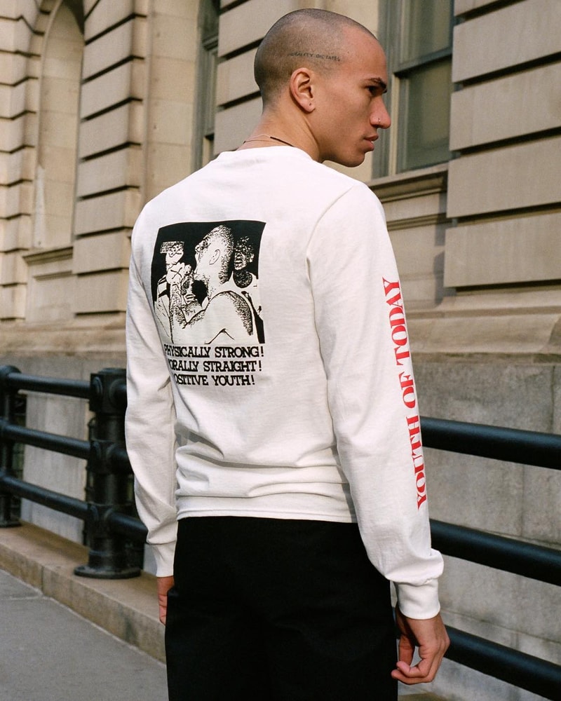 ノア ブレンドン・バベンジン ユース・オブ・トゥデイ　Youth of Today x NOAH Collaboration Announcement hardcore punk band new york streetwear rock & roll release info 