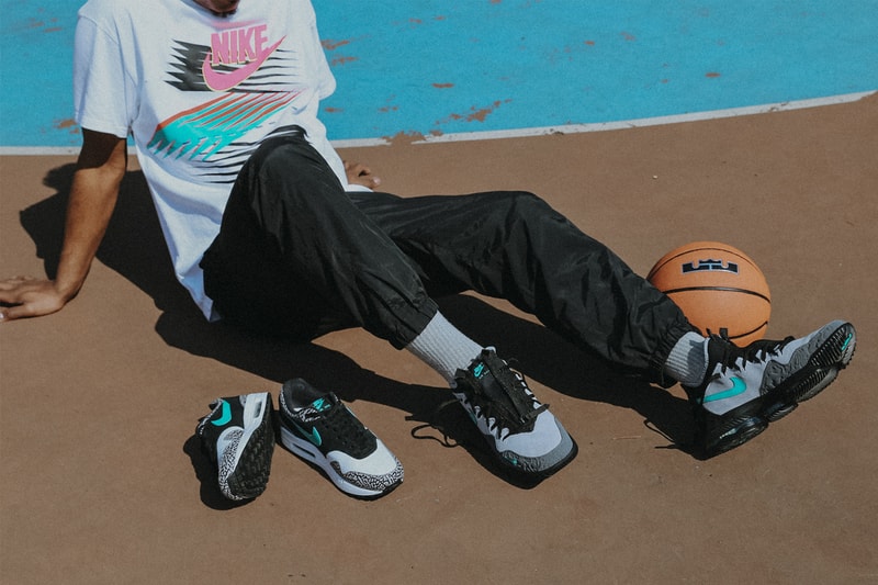 アトモス atomos nike ナイキ lebron レブロン 16 Low ロー Clear Jade ジェイド ブルー エレファント 発売 