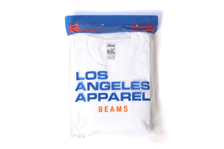 BEAMS x Los Angeles Apparel から2枚組みの別注パックTシャツが登場