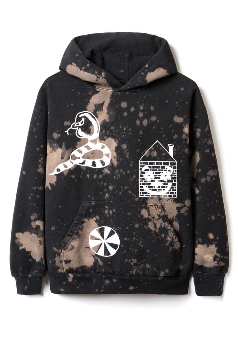 ブレインデッド　スラムジャム　ジェイソン・ライト　Brain Dead x Slam Jam Hand-Dyed Capsule Collaboration sweater sweatpants tee shirt logo jason wright bleach splatter