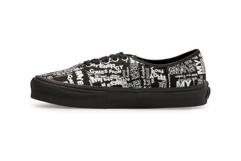 CDG x Vans によるグラフィックヘビーな新作コラボ Authentic が発売