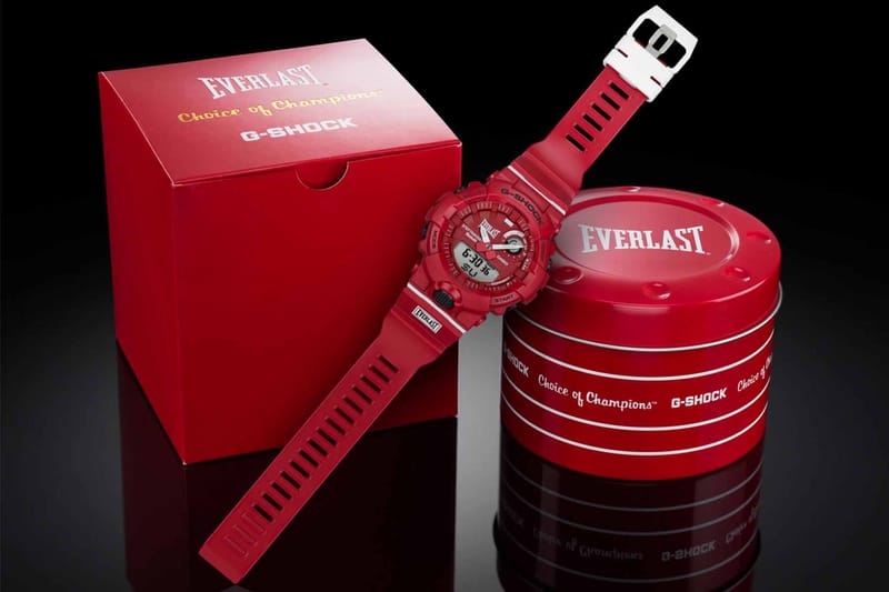G-SHOCK x EVERLAST より大胆なレッドカラーを身に纏ったコラボウォッチが登場