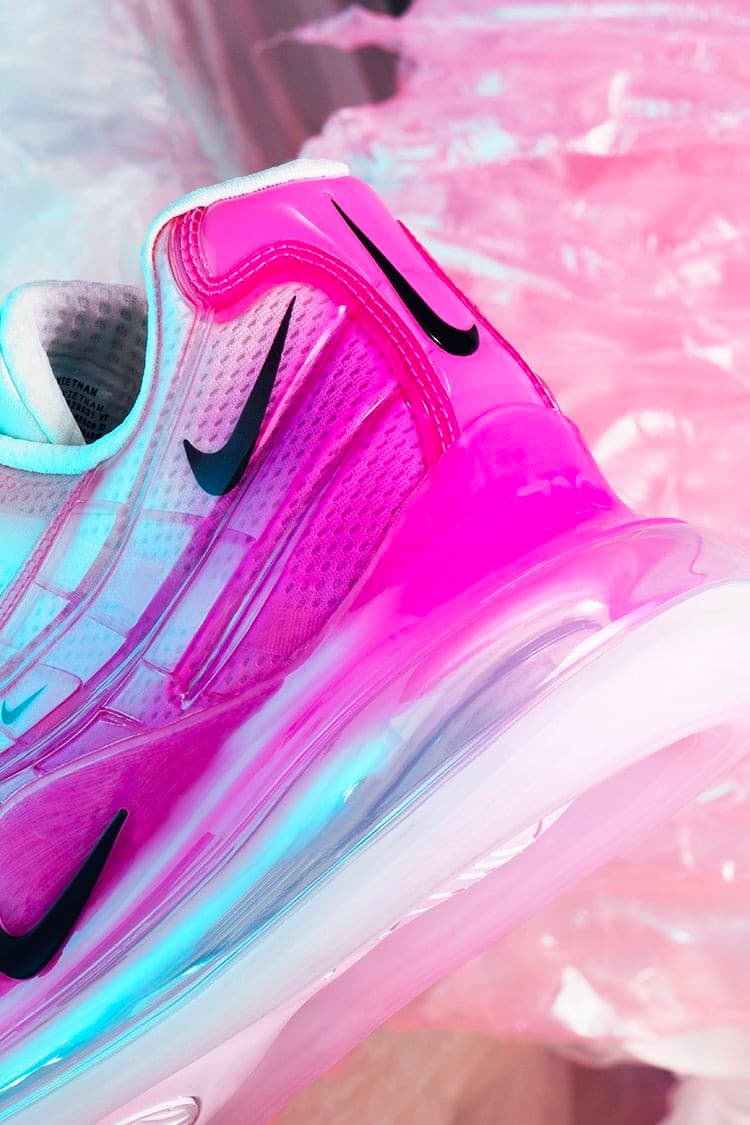 ナイキ エアマックス 720/95 ヘロンプレストン バイ ユーにクローズアップ Heron Preston Nike By You Air Max 720/95 Closer Look red black blue pink green