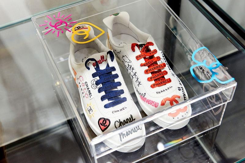 Chanel Pharrell SS19 Collection Seoul Debut Pharrell Williams Karl Lagerfeld jewelry clothes loafers bags accessories bucket hat release info price drop date 