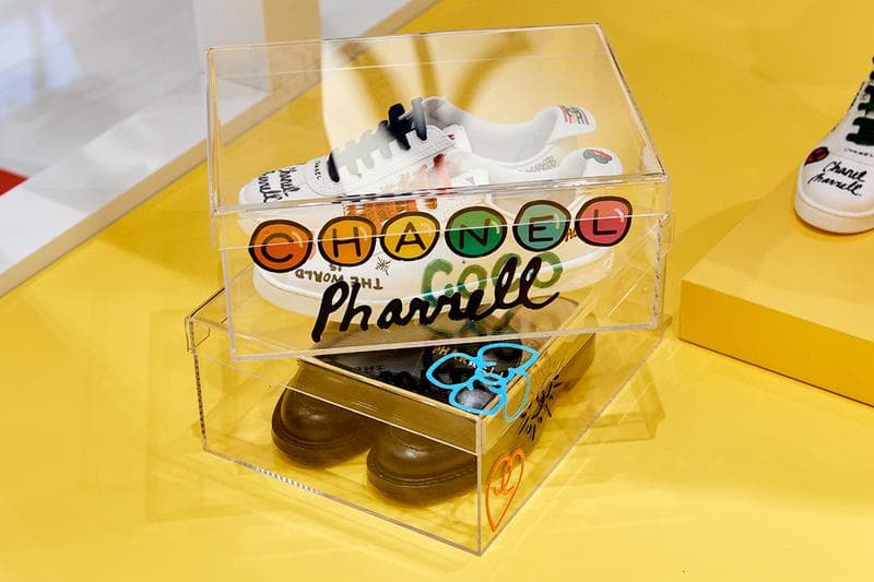 Chanel Pharrell SS19 Collection Seoul Debut Pharrell Williams Karl Lagerfeld jewelry clothes loafers bags accessories bucket hat release info price drop date