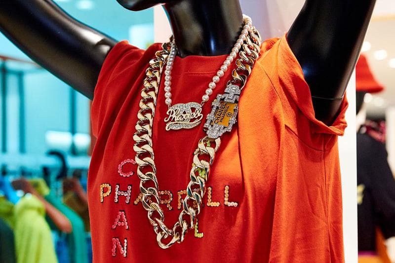 Chanel Pharrell SS19 Collection Seoul Debut Pharrell Williams Karl Lagerfeld jewelry clothes loafers bags accessories bucket hat release info price drop date