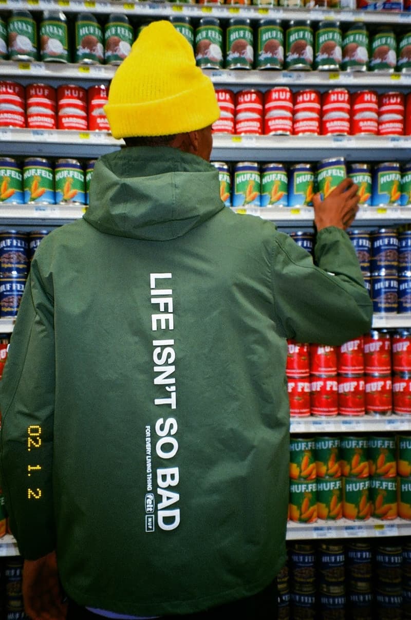ハフ フェルト HUF アウター フリース Tシャツ ハット ビーニー スケートボードデッキ ステッカー FELT 