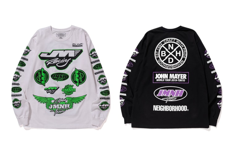 NEIGHBORHOOD が5年振りの来日公演を行なうジョン・メイヤーとの最新コラボアイテムを発表