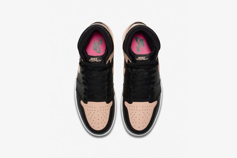 足元に季節感をプラスする Air Jordan 1 の新色 “Black/Pink” が登場