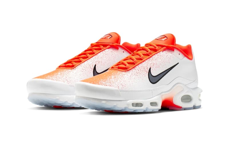 ナイキ エアマックス プラス スプレーを吹きかけたような新色が登場 Nike Air Max Plus Hyper Crimson Dark Grey Release Info drop date price pricing retailer stockist CI7701-800 Nike Air Max Plus TN SE